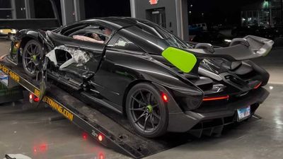 McLaren Senna Suffers Extensive Door And Wheel Damage In Crash