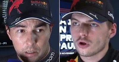 Sergio Perez berated for “below the belt” Max Verstappen comment at Brazilian GP
