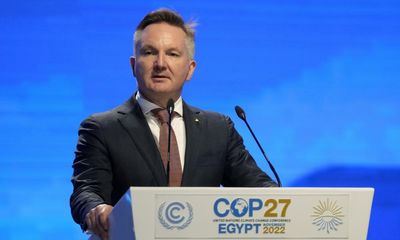 Chris Bowen takes leadership role in Cop27 talks as John Kerry praises Australia’s climate U-turn