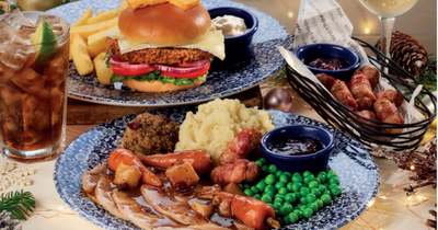 Wetherspoons puts festive spin on pizzas and burgers for its Christmas season