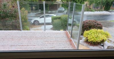 Hail hits Canberra, with more cold weather on the way