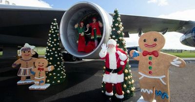 Visit Santa's grotto onboard a Boeing 747 jumbo jet near Bristol