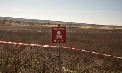 ‘The Russians mined everything’: why making Kherson safe could take years