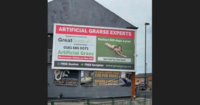 Artificial grass firm ordered to take down 'offensive' billboard