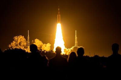 Liftoff! NASA successfully launches mega Moon rocket