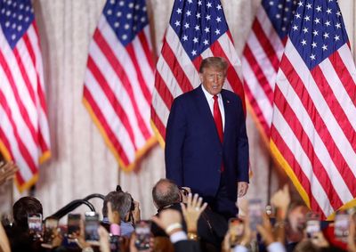 Video shows Trump security blocking crowd trying to leave 2024 announcement early: ‘Sad and pathetic’