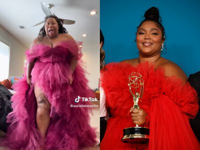 TikTok star gets surprise of a lifetime after asking Lizzo if she can wear her 2022 Emmys dress