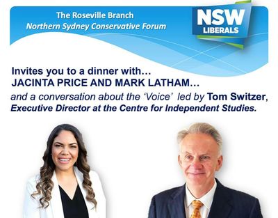 NSW Liberal party branch charging $110 for fundraising dinner featuring One Nation’s Mark Latham