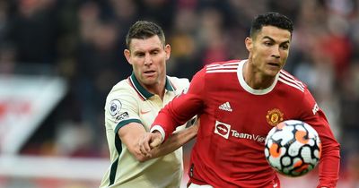 'Even worse' - Cristiano Ronaldo sent blunt James Milner message after Liverpool milestone
