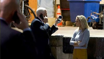 Trump news – live: Mike Pence admits Trump tweet ‘angered’ him as he refuses to support his 2024 run