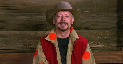 Reason Boy George repeatedly taps his face on I'm a Celebrity