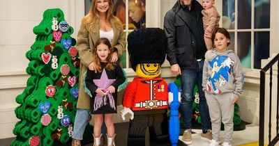 Big names visit world's biggest LEGO store for Christmas launch