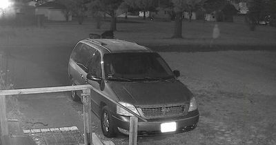 Man spooked by eerie figure captured on security camera footage outside his home