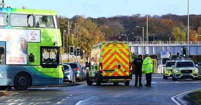 Woman in her 70s hit by Arriva bus on busy road