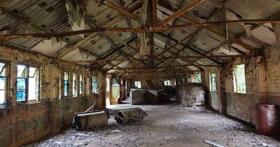 Inside abandoned PoW camp in the Cotswolds where Nazi soldiers were imprisoned in WW2