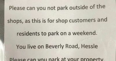 Angry resident told to 'get a life' after leaving passive-aggressive note on parked car