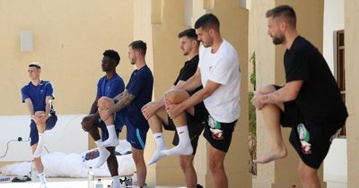 England stars prepare for World Cup with yoga before first Qatar training session