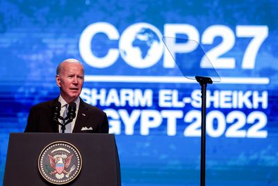 Biden touts methane crackdown at COP27