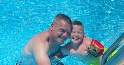 Wishaw boy who tried to save grandad's life given bravery award by family at funeral