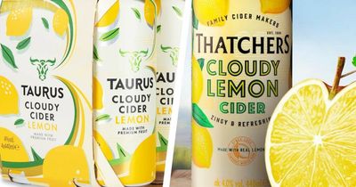 Thatchers Cider sue Aldi over 'copycat' cloudy lemon drink