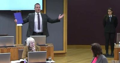 Everything kicks off in the Welsh Parliament as a member storms out saying it is an 'affront to democracy'