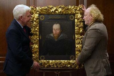Portrait of Shakespeare said to be painted while Bard was alive goes on display in London