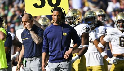 Notre Dame coach Marcus Freeman continues to right the ship