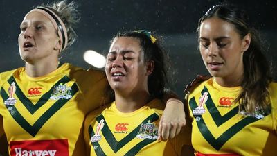 Why Jillaroos star Kennedy Cherrington wept during the New Zealand national anthem