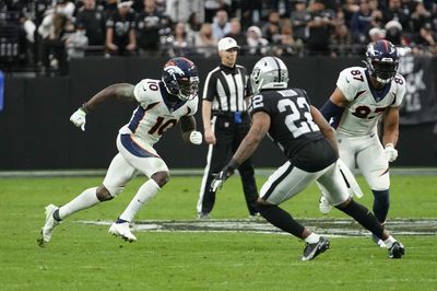 Raiders, Broncos Wednesday Week 11 injury report: WR’s Jerry Jeudy, KJ Hamler miss practice