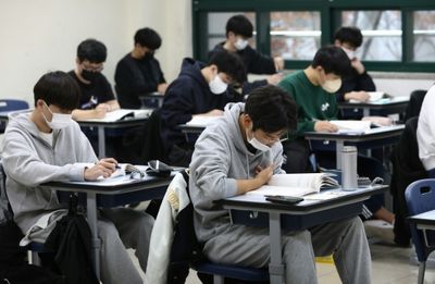 Police escorts, flight bans as half a million S Koreans sit key exam