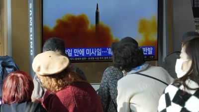 North Korea fires ballistic missile after threatening 'fiercer' response to US, allies