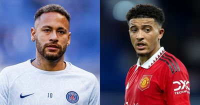 PSG star Neymar praises Manchester United forward Jadon Sancho