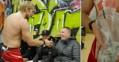 UFC star Paddy Pimblett pays fan £100 in 750 coins after losing bet