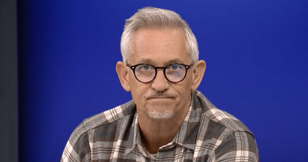 Gary Lineker reacts to Manchester United player Cristiano Ronaldo's interview with Piers Morgan