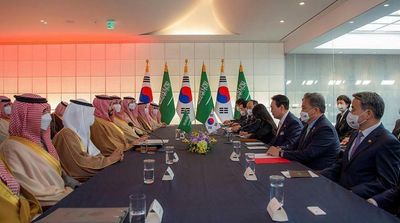 Saudi Crown Prince Meets with South Korean President