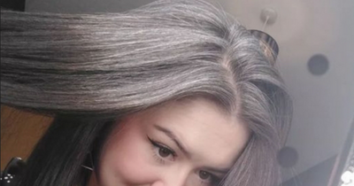 Scots woman whose hair turned grey at 16 ditches box dye to embrace silver locks