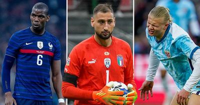 25 football superstars missing at World Cup from Erling Haaland to Gianluigi Donnarumma