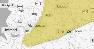 Met Office extends yellow weather warning for Greater Manchester as flood alerts in place