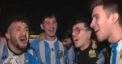Argentina fans shown on TV aiming racist and transphobic chants at Kylian Mbappe