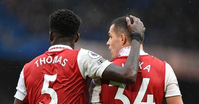 What Thomas Partey and Granit Xhaka did after Ghana vs Switzerland World Cup warm-up match