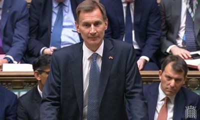 Hunt unveils tax rises and spending cuts as OBR says eight years of growth to be wiped out