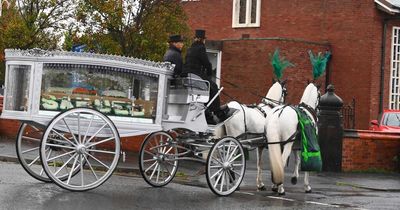 'Always smiling' son laid to rest after beautiful service