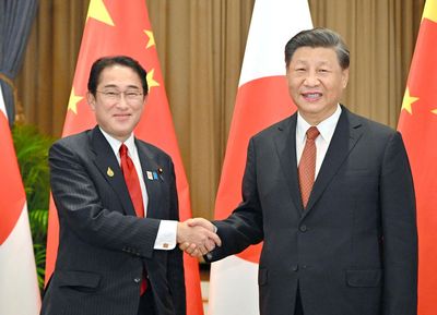 Xi, Kishida meet as tensions grow over Taiwan, East China Sea