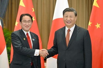 Japanese PM voices security concerns in first talks with China's Xi