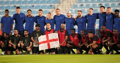 England stars meet migrant workers who built World Cup 2022 stadiums in Qatar