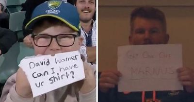 Young Australia fan shares hilarious exchange with David Warner in ODI win vs England