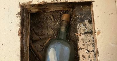 Edinburgh mum finds incredible 135-year-old message in a bottle under her floorboards