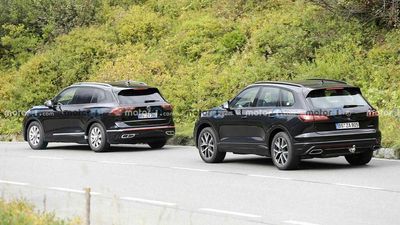 Next-Gen VW Tiguan Spied Testing Together With Touareg R