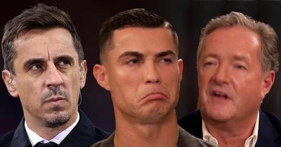 Piers Morgan suggests Cristiano Ronaldo is doing what Gary Neville wants in interview