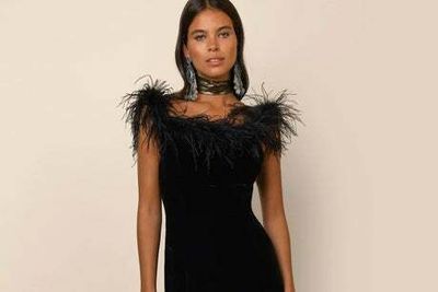 Best feather dresses for the party season